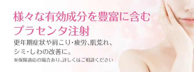 様々な有効成分を豊富に含むプラセンタ注射